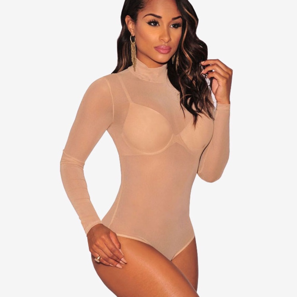 Nude Sheer Bodysuit